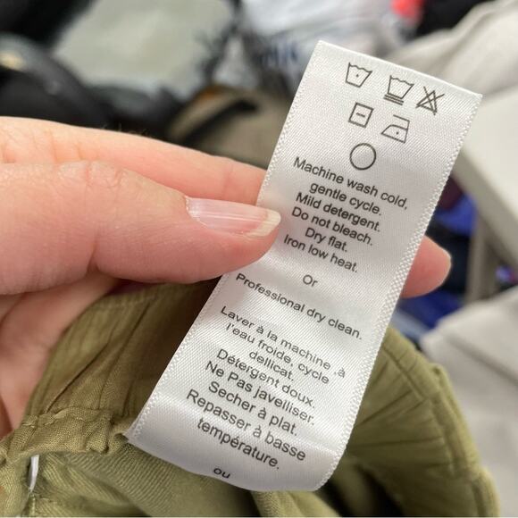 Dolan Anthropologie Green Casual Pull On Pants Women’s XS Womens Joggers Boho - Picture 11 of 11